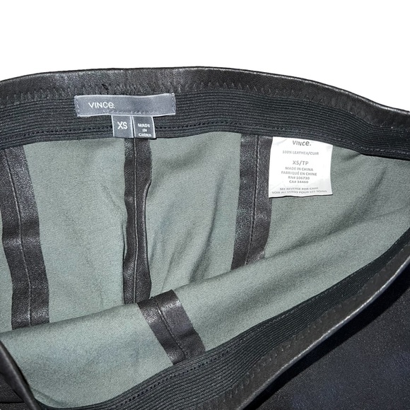 Vince Leather Leggings - Picture 6 of 8